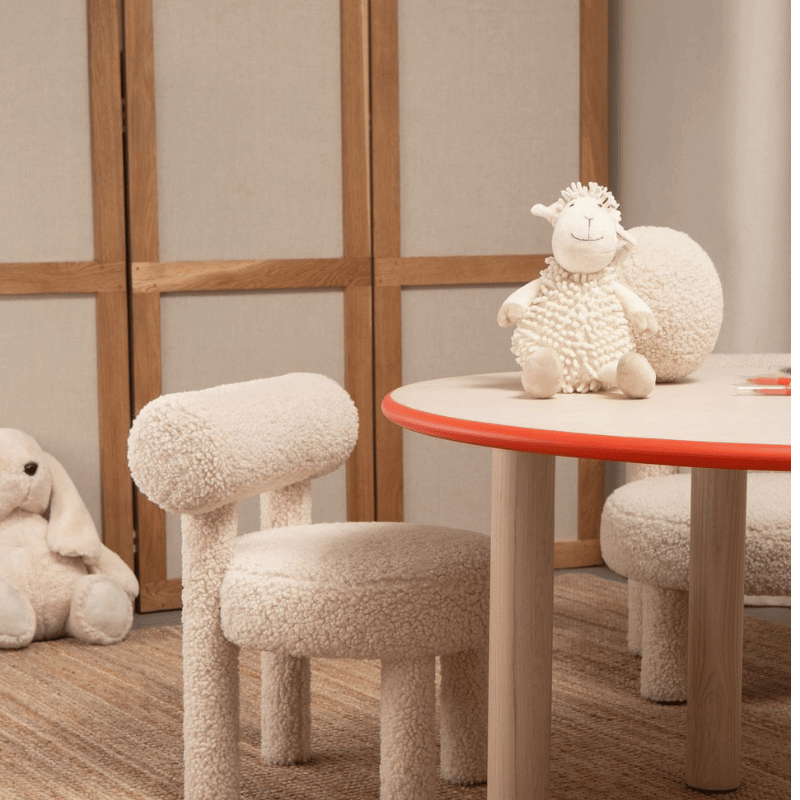 Kids Bouclé Armchair