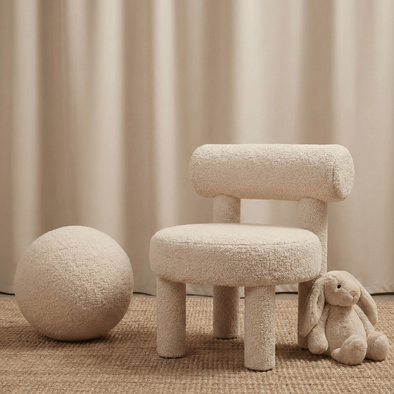 Kids Bouclé Armchair