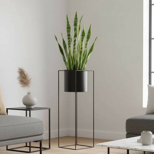 Black Metal Planter Stand