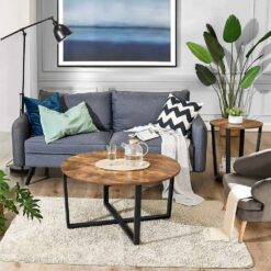Boston Round Coffee Table