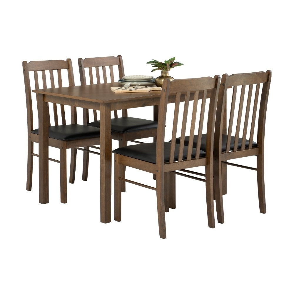 Faye 4-Seater Dining Set – Warm Modern Living