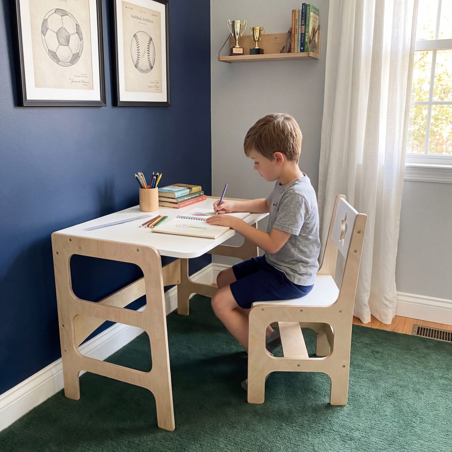Kids Desk & Chair Set