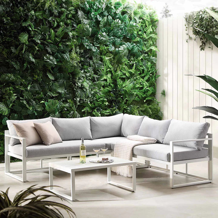 Albany Corner Lounge Set – 5-Seater Outdoor Comfort Collection
