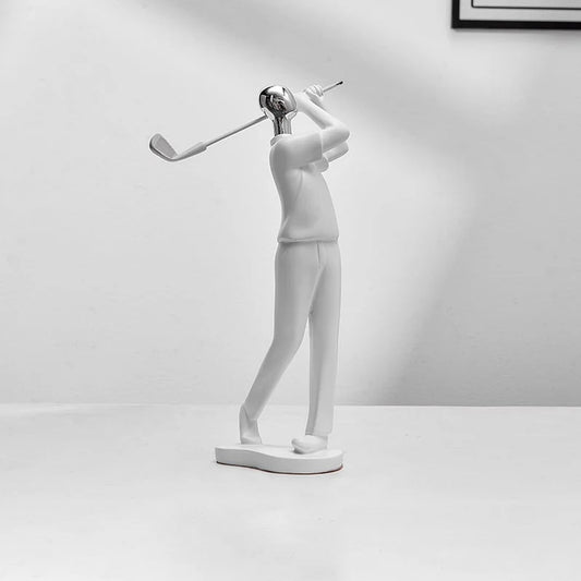 Abstract Sports Figure Sculpture
